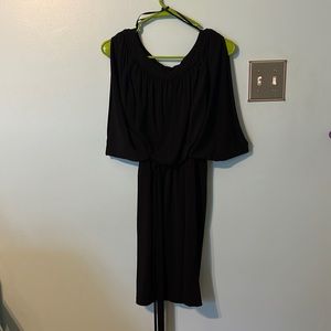 Y2K black dress